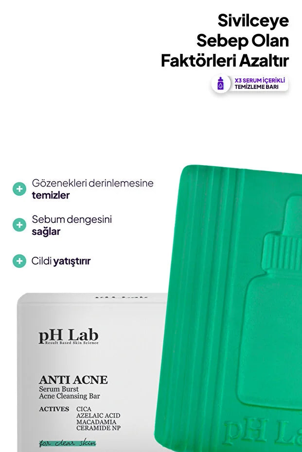 pH Lab Anti Acne Reinigingsbar – 50 g –  Anti-Acne Zeep