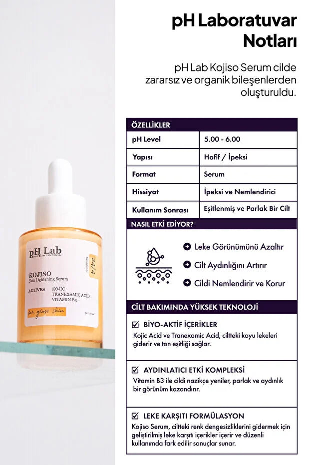 pH Lab Kojiso Skin Lightening Serum – 30 ml