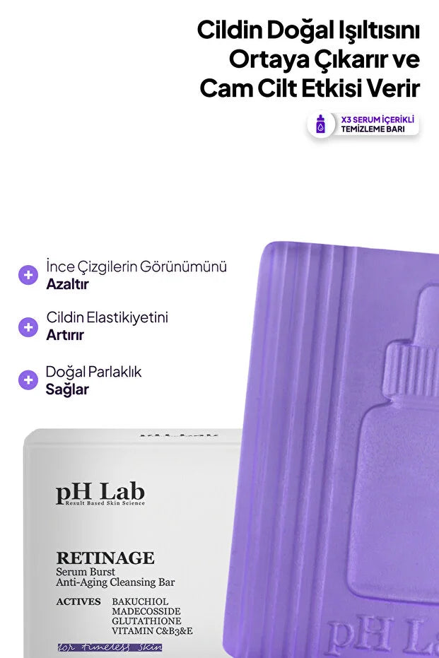pH Lab Retinage Anti-Aging Reinigingsbar – 50 g