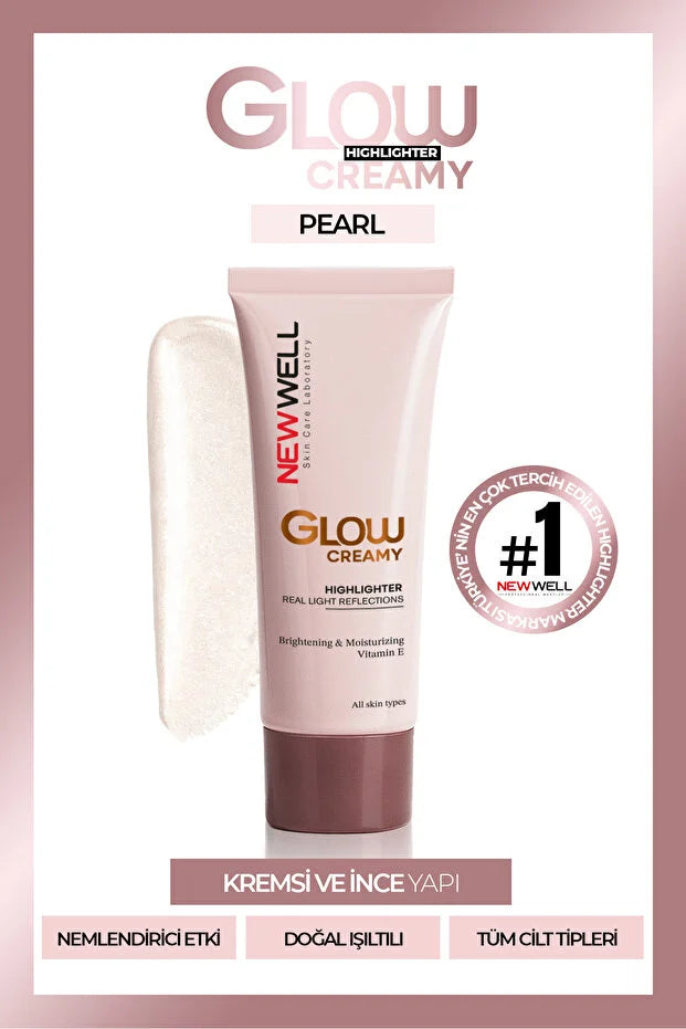 New Well Glow Creamy Highlighter Pearl 01