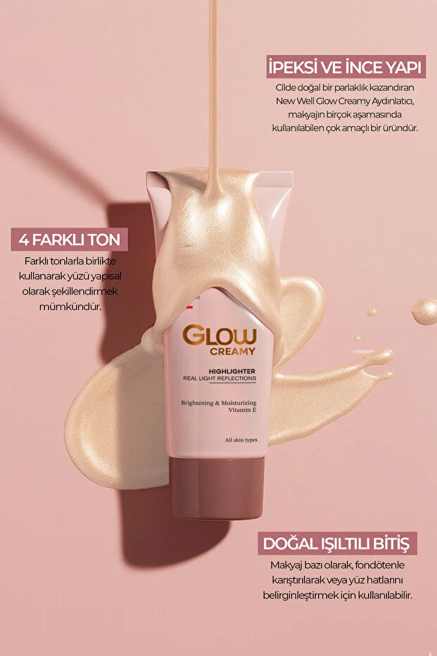 New Well Glow Creamy Highlighter Pearl 01