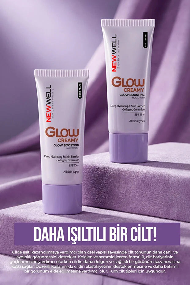 New Well Glow Creamy Glow Boosting Moisturizer Gold Pearl 02