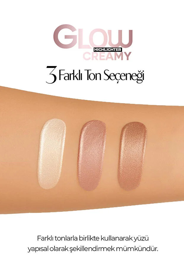 New Well Glow Creamy Highlighter Carnelian 03