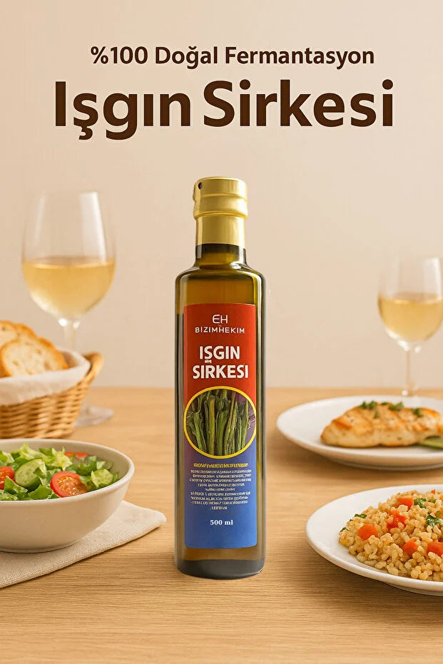 Bizimhekim Iskin Kökü Sirkesi - Rabarberwortelazijn