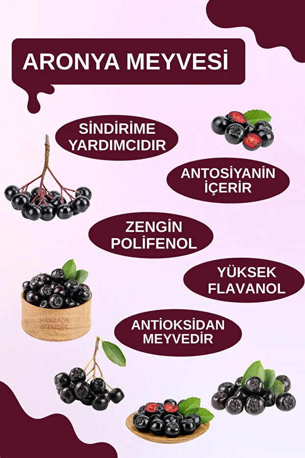 Hanzade Bitkisel Aronia Extract 500 ml – Koudgeperst Aroniaconcentraat