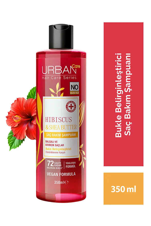 URBAN Care Hibiscus & Shea Butter Curl Defining Shampoo 350 ml