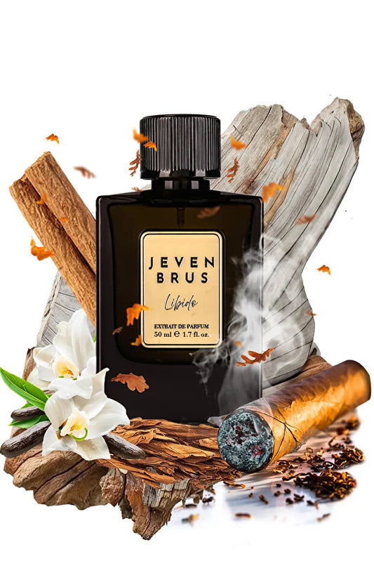 Jeven Brus Libido Extrait de Parfum 50 ml – Luxe Oriëntaals Houtachtig, Herenparfum