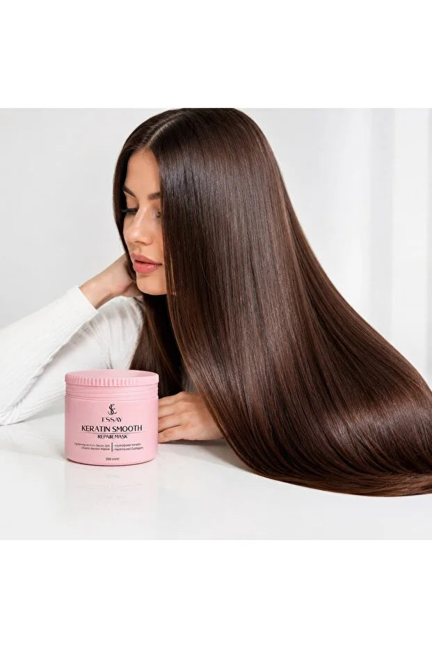 ESSAY by Esra Ezmeci Keratin Smooth Repair Haarmasker met Gehydrolyseerde Keratine & Collageen - 350 ml