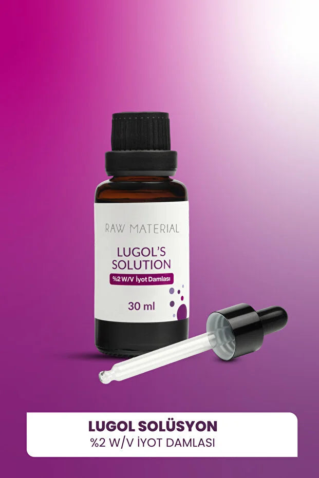 Raw Material Lugol's Solution 2% Jodium Druppels 30 ml
