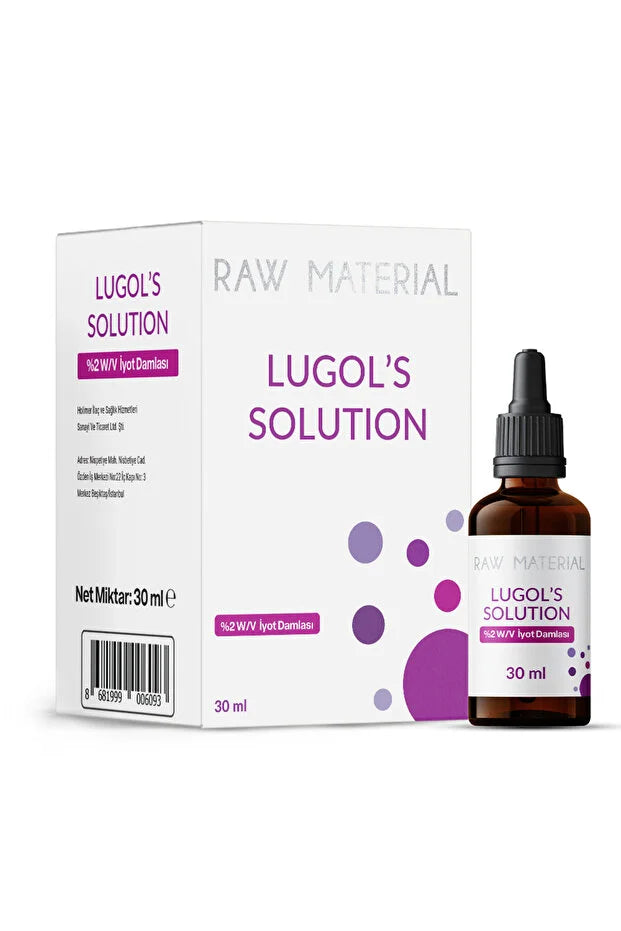 Raw Material Lugol's Solution 2% Jodium Druppels 30 ml