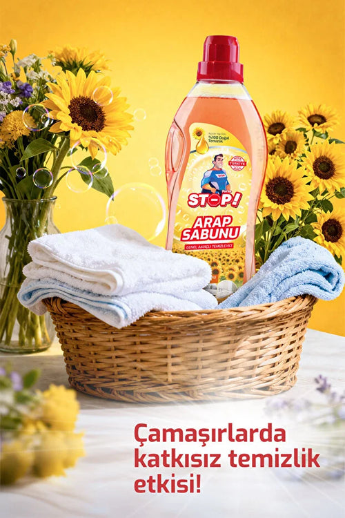 STOP Forte Arap Sabunu 1000 ml - Universele Natuurlijke Reiniger