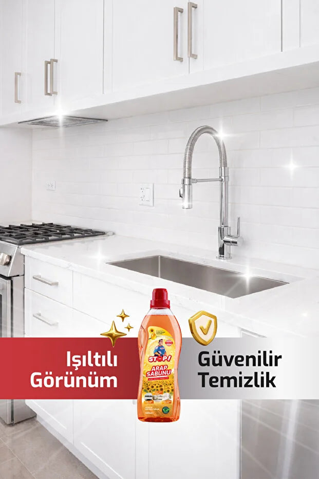 STOP Forte Arap Sabunu 1000 ml - Universele Natuurlijke Reiniger