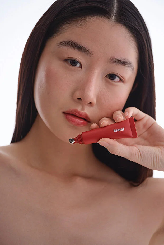 Kremi Lip Vitamin Balm Strawberry Velvet - Getinte Lippenbalsem - Peptiden &amp; Ceramiden - Hydraterend - 13 ml