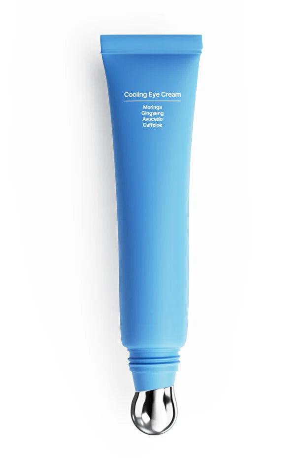Kremi Cooling Eye Cream - Oogcrème met Cafeïne &amp; Moringa - Tegen Wallen - Hydraterend - Verkoelende Applicator - 20 ml