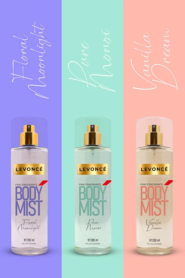 Levoncé Floral Moonlight Dames Bodymist 200 ml –  Verfrissende Body Spray | Bloemige Geur