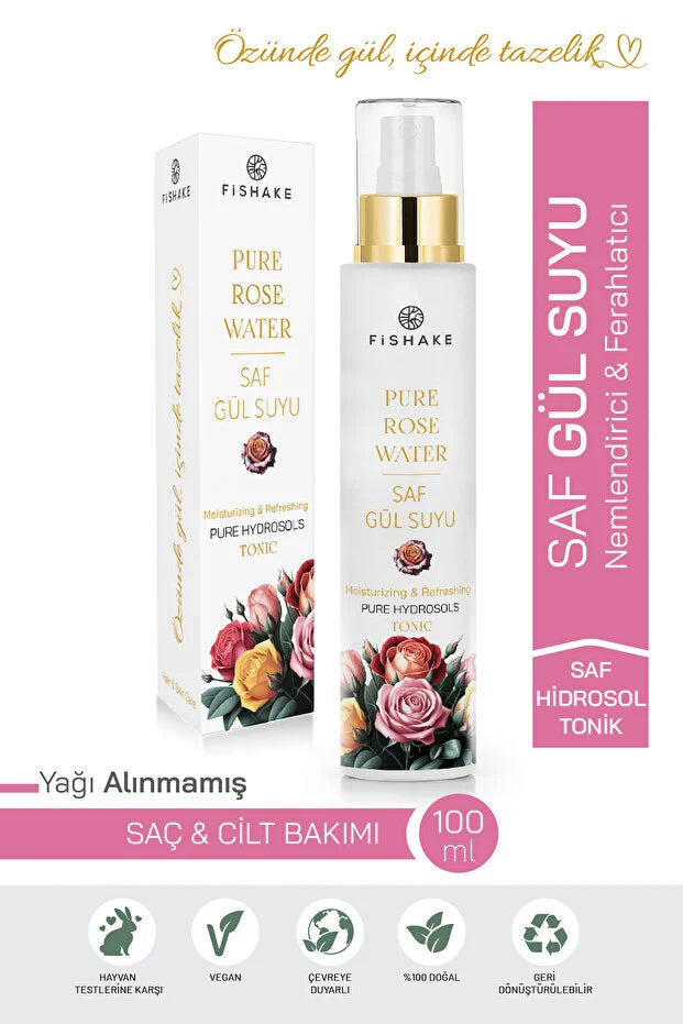 FiSHAKE Pure Rose Water 100 ml