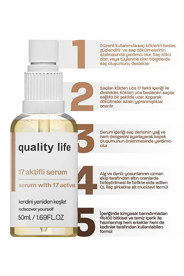 Quality Life 17 Actieve Haarserum 50 ml