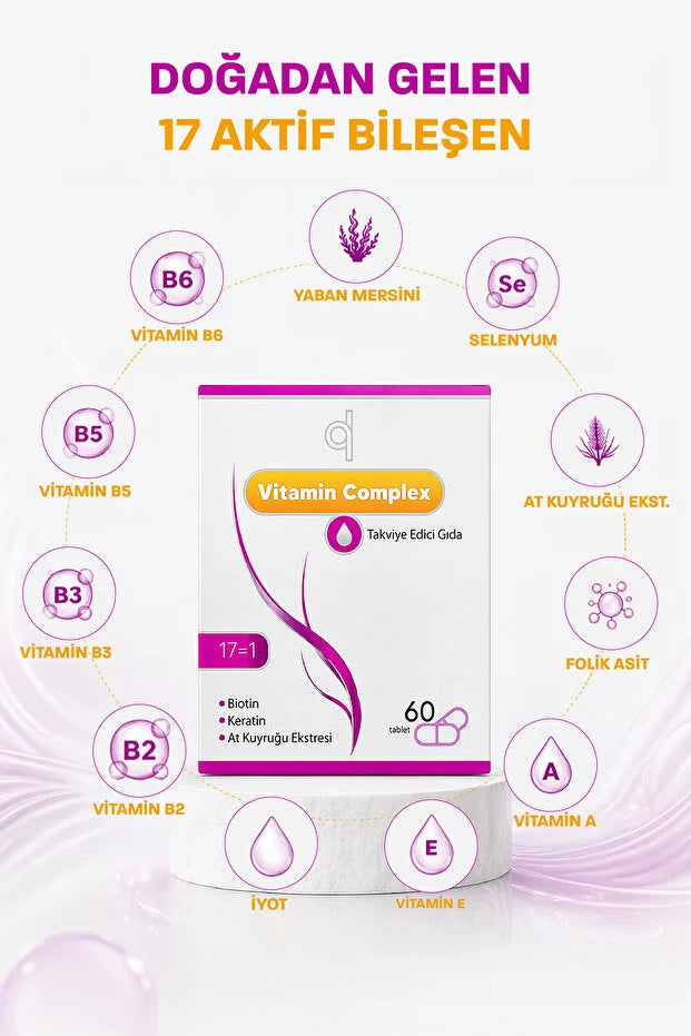 Quality Life Haar Vitamine Complex 60 Tabletten