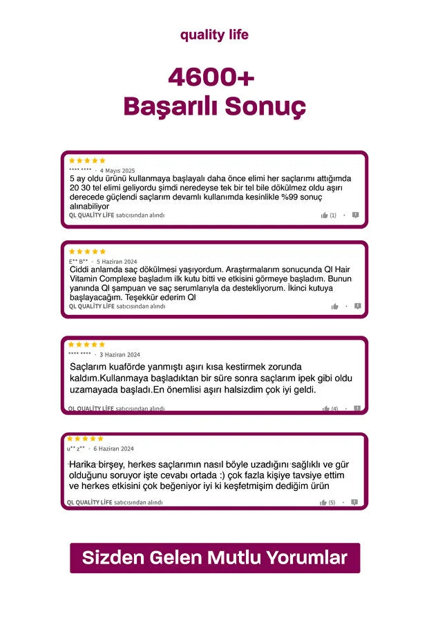 Quality Life Haar Vitamine Complex 60 Tabletten