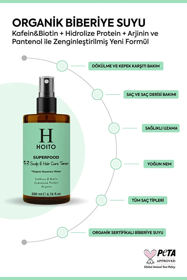 HOITO Superfood Scalp & Hair Care Toner - 200 ml