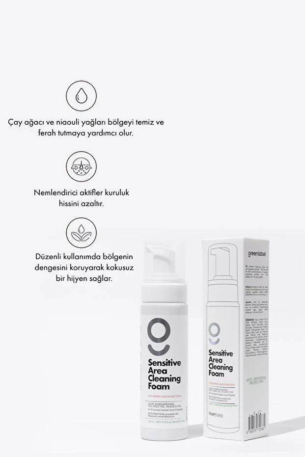 Greenlabel Sensitive Area Cleaning Foam 150 ml