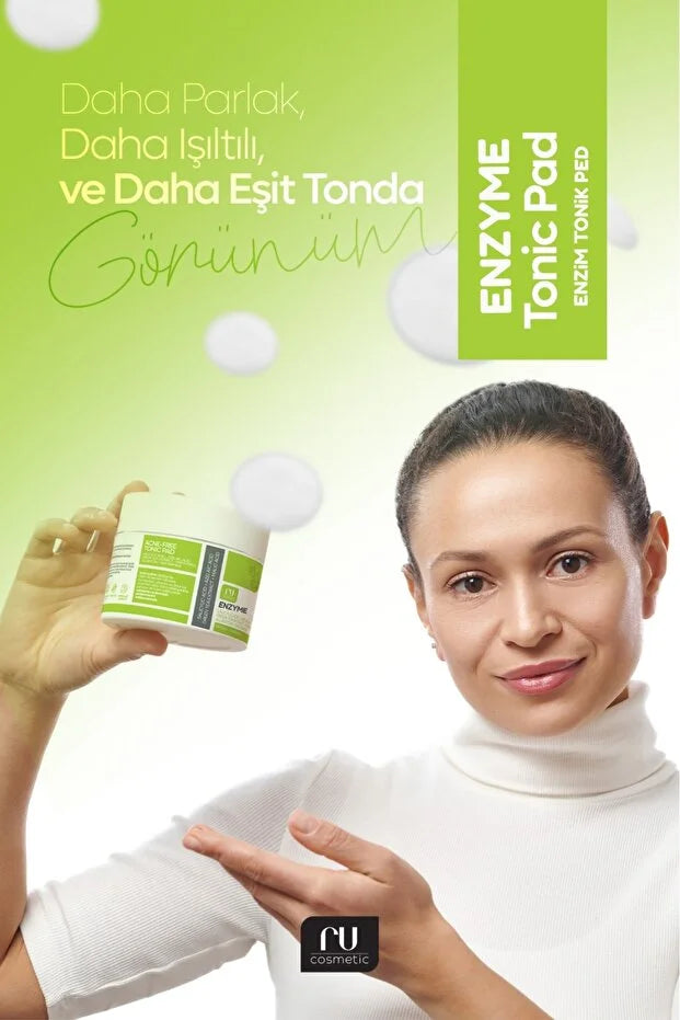 Ru Cosmetic Enzyme Tonic Pads 60 Stuks – Salicylzuur & Azelaïnezuur