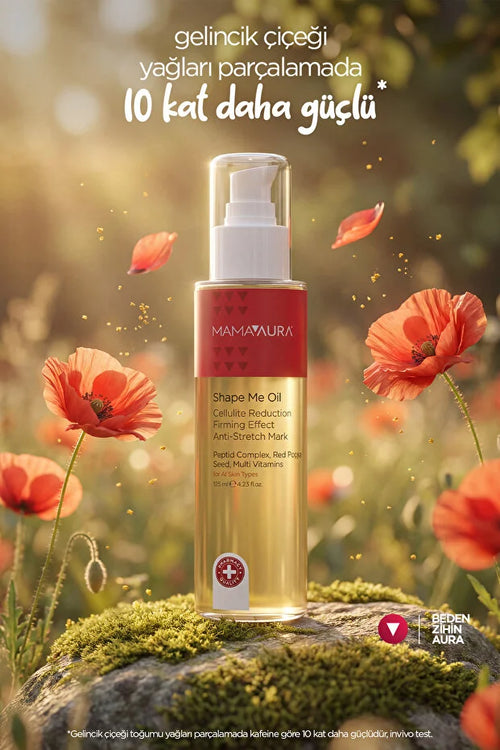 MamaAura Shape Me Oil 125 ml – Anti-Cellulite Massageolie