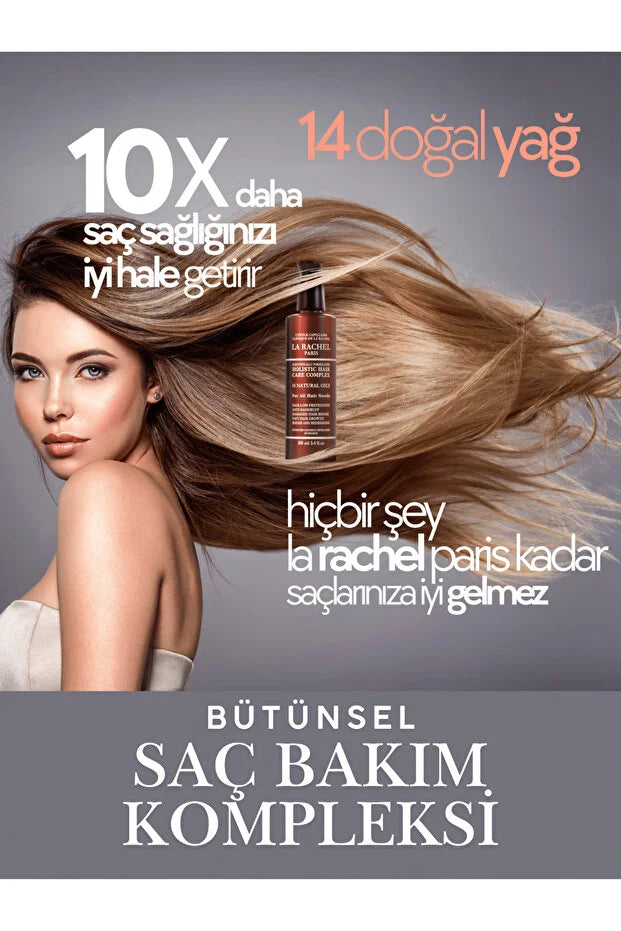 La Rachel Paris Holistic Hair Care Complex 100 ml – Haarolie met 14 Natuurlijke Oliën