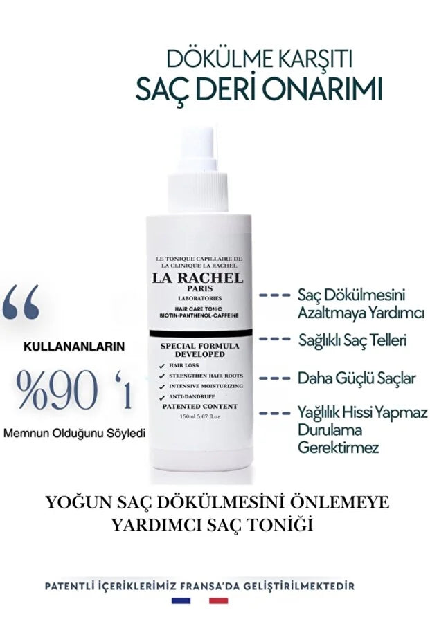 La Rachel Paris Powerful Hair Tonic 150 ml – Haartonic met Biotine, Cafeïne, Niacinamide & Panthenol
