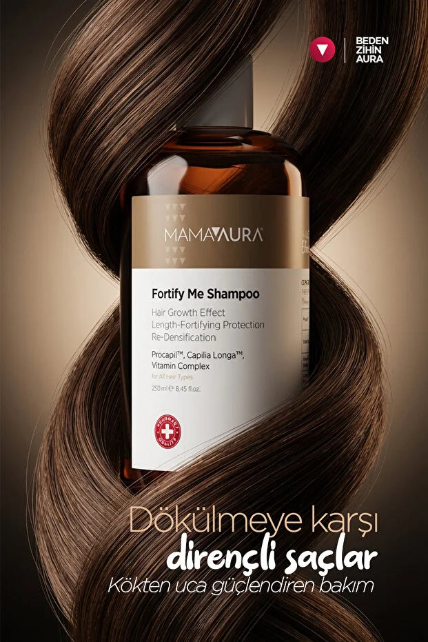 MamaAura Fortify Me Shampoo 250 ml – Shampoo tegen Haaruitval
