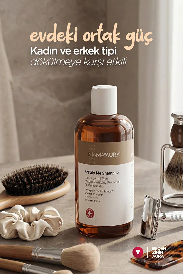 MamaAura Fortify Me Shampoo 250 ml – Shampoo tegen Haaruitval