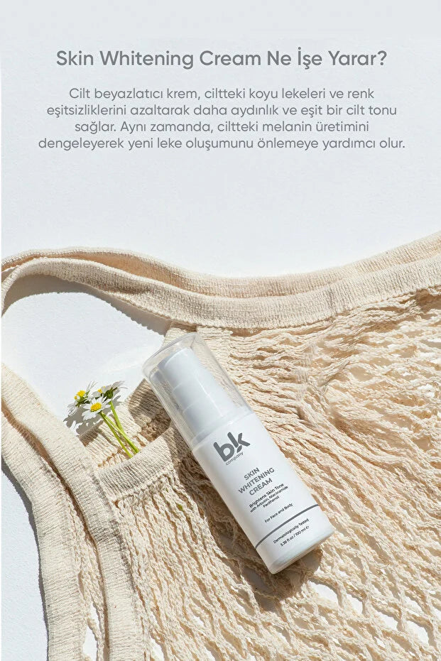 BK Company Skin Whitening Cream 100 ml – Verhelderende Crème voor Gezicht & Lichaam