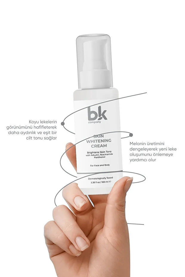 BK Company Skin Whitening Cream 100 ml – Verhelderende Crème voor Gezicht & Lichaam