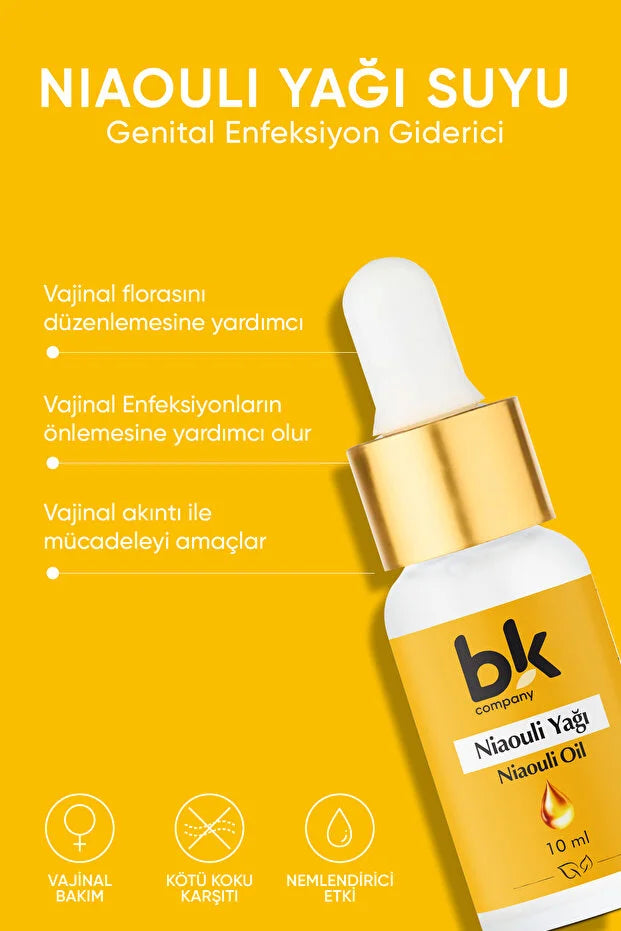 BK Company Niaouli Olie 10 ml – 100% Pure Essentiële Olie – Voor Aromatherapie, Huid & Haarverzorging