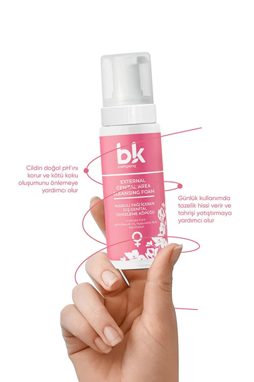 BK Company Intieme Wasfoam met Niaouli Olie - 150 ml