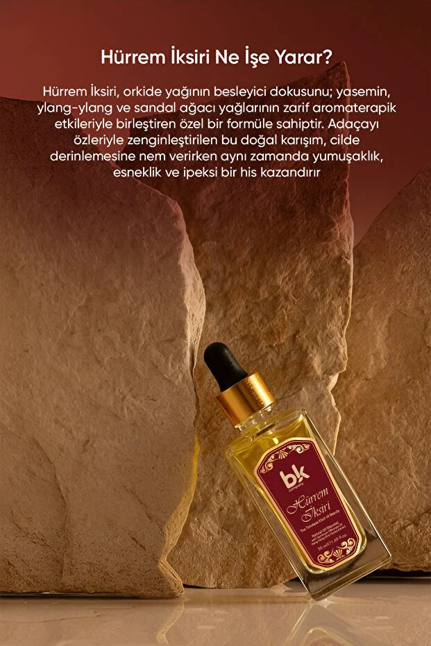 BK Company Hürrem Iksiri Beauty Elixir 50 ml – Voedende Gezichtsolie met Jasmijn, Ylang Ylang & Orchidee