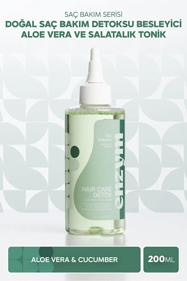 Enzym Cosmetics Hair Care Detox Aloe Vera & Cucumber Scalp Treatment 200 ml