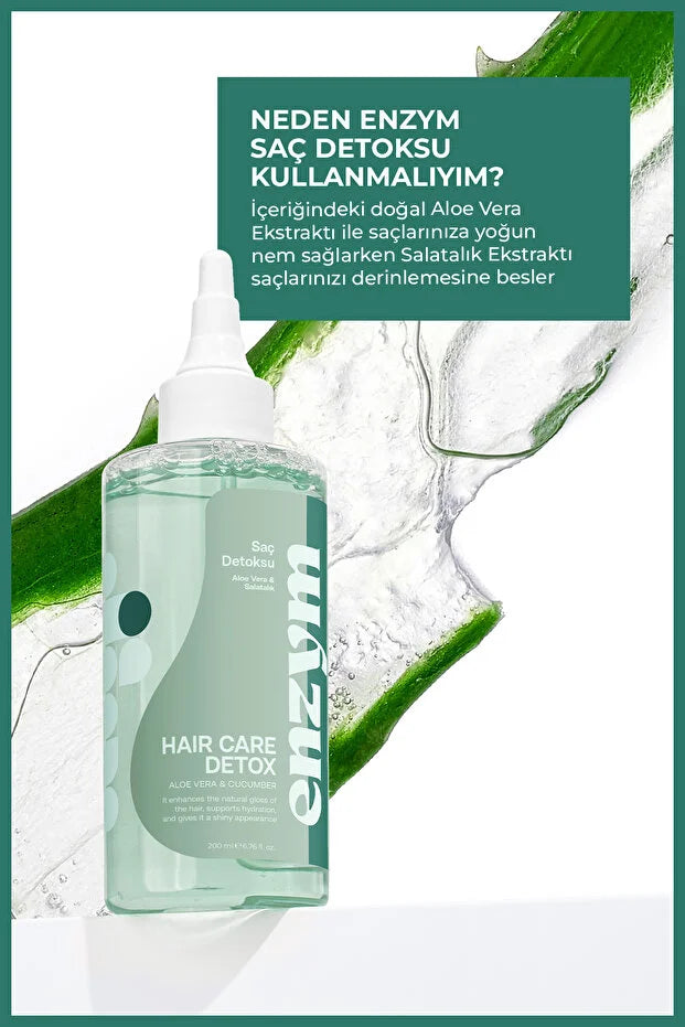 Enzym Cosmetics Hair Care Detox Aloe Vera & Cucumber Scalp Treatment 200 ml