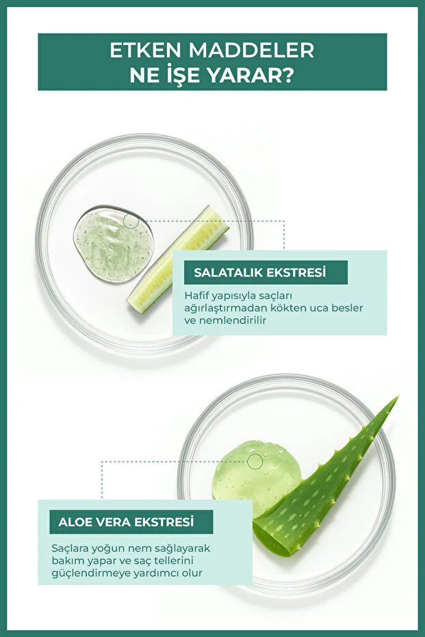 Enzym Cosmetics Hair Care Detox Aloe Vera & Cucumber Scalp Treatment 200 ml