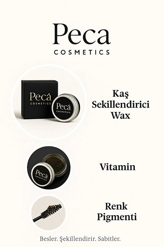 Peca Cosmetics Wenkbrauw Wax met Vitamine E & Biotine