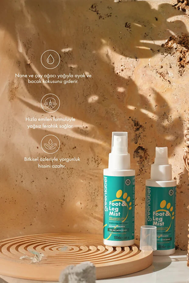 Greenlabel Foot & Leg Mist 100 ml – Verfrissende Voet