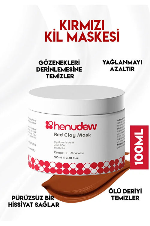 Henudew Red Clay Mask 100 ml