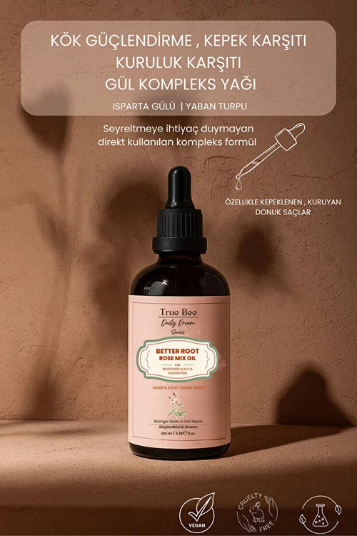 True Bee Better Root Rose Mix Haarolie 100 ml