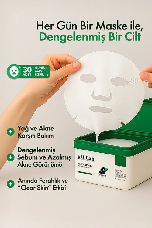 pH Lab Anti Acne Daily Quick Mask 30 Stuks