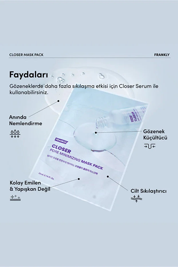 Frankly Closer Pore Minimizing Mask Pack 22 ml - 1 stuk