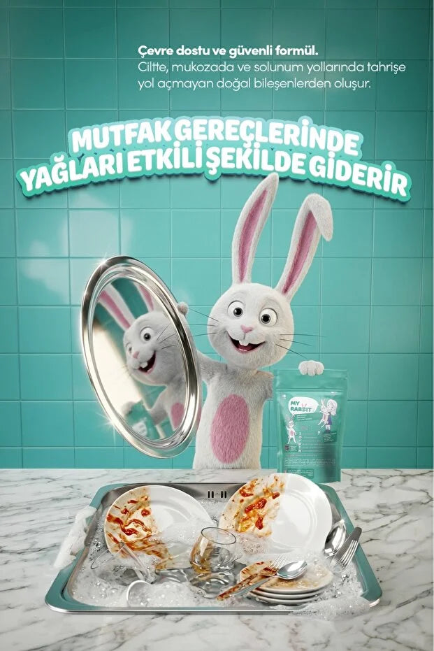 MY RABBIT! Actieve Zuurstof Vlekverwijderaar &amp; Witmaker Poeder – Multifunctionele Reinigingspoeder