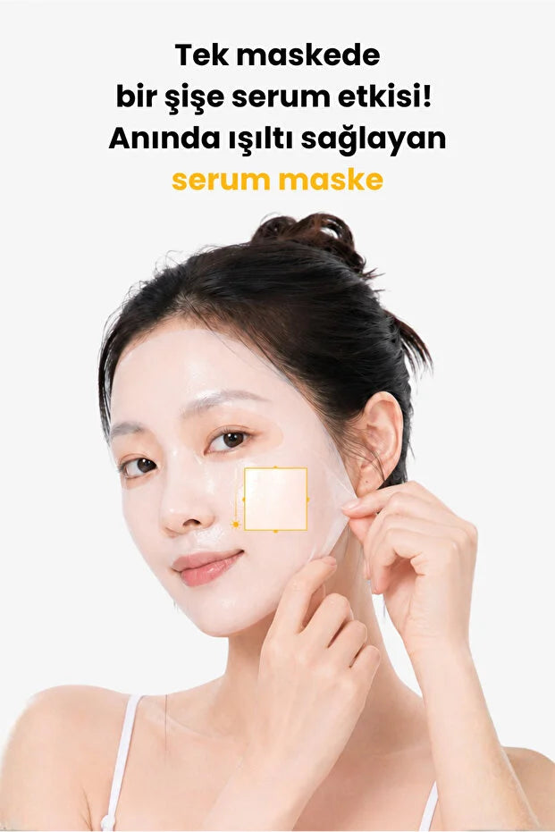 Frankly Sunday Glow Radiance Mask – Hydraterend & Verhelderend Sheetmasker 25 ml