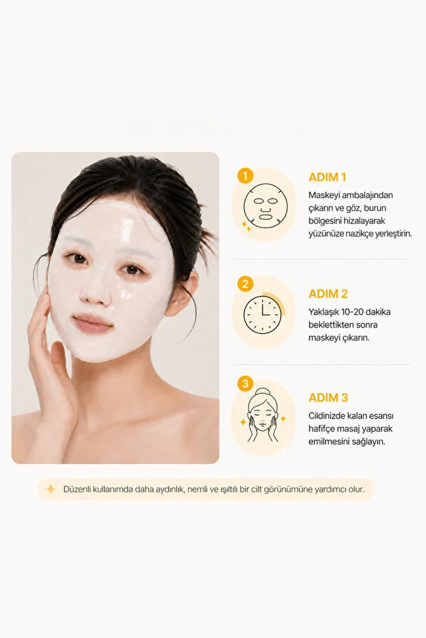Frankly Sunday Glow Radiance Mask – Hydraterend & Verhelderend Sheetmasker 25 ml