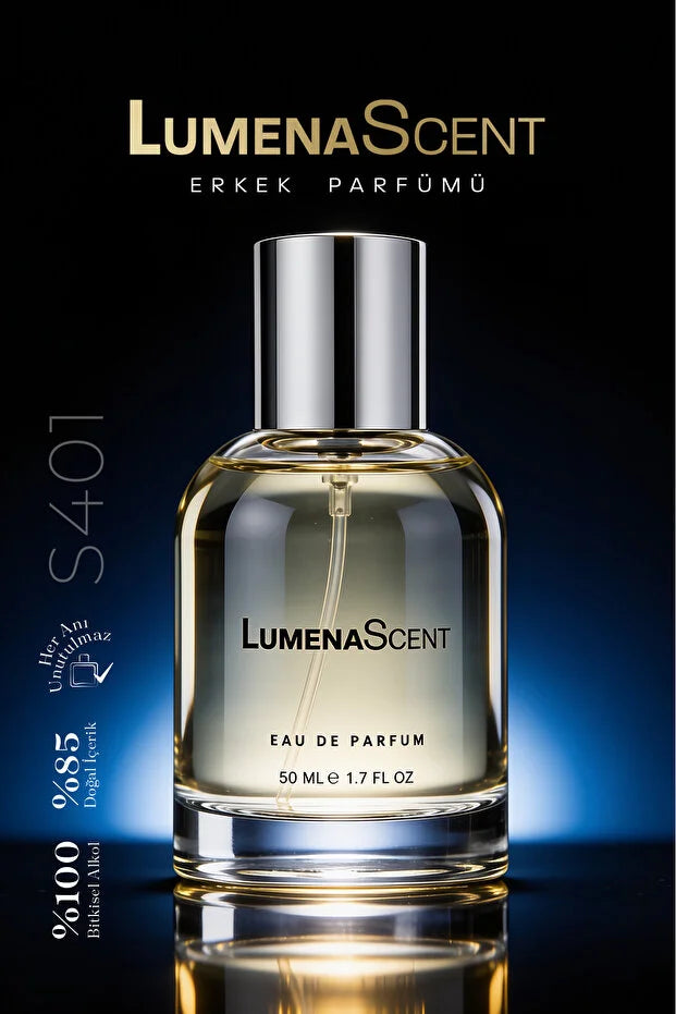 LumenaScent S401 Eau de Parfum voor Heren – Aromatisch, Fris & Houtachtig – 50 ml