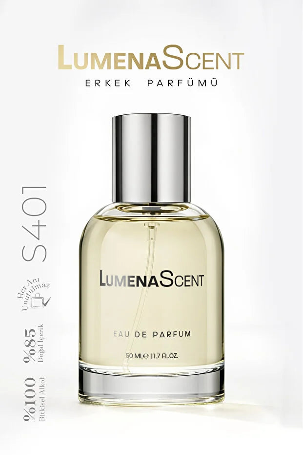 LumenaScent S401 Eau de Parfum voor Heren – Aromatisch, Fris & Houtachtig – 50 ml